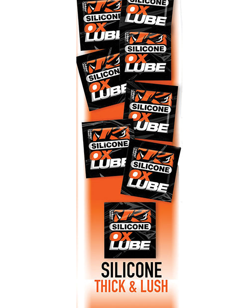 Oxballs Thick Silicone Lubricant Pack Ultra-Slick Ultra-Pure Formula for Long-Lasting Toy Use