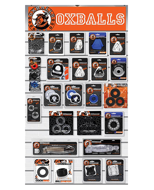 Oxballs Cock Ring and Sleeve Set with TPR and plus+SILICONE™ materials for versatile intimate enhancement