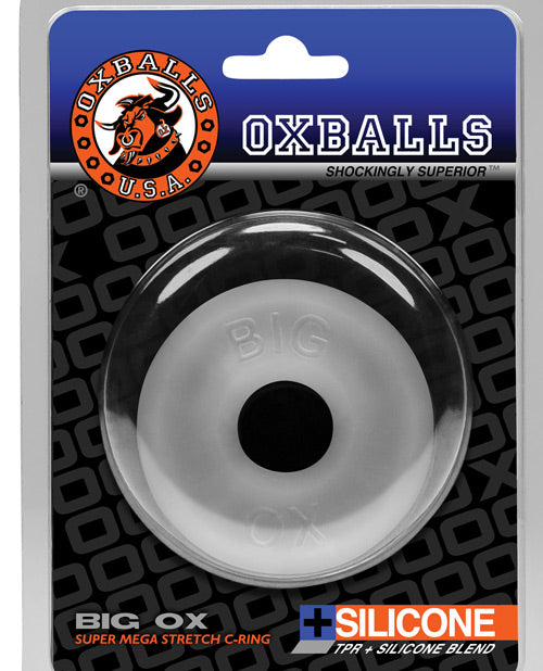 Oxballs Big Ox Cockring with Stretchy PLUS+silicone in Red Ice