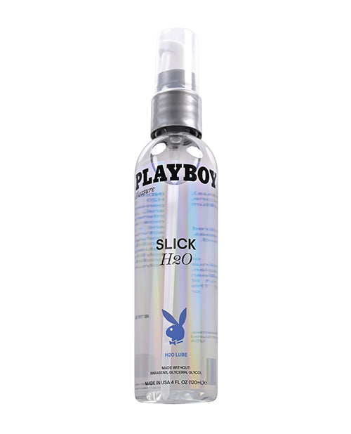 Playboy Lubricant Water-Based Slick H2O Compatible with Condoms for Smooth Intimate Comfort