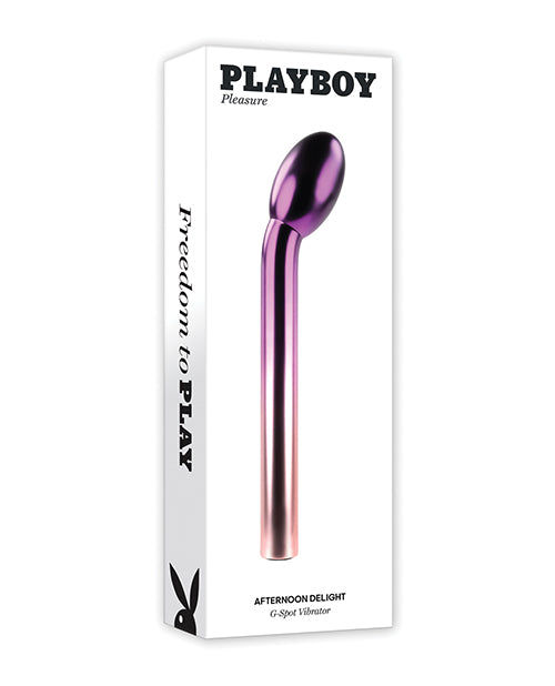 Playboy G-Spot Vibrator Chrome Ombre Finish with 7 Vibration Modes for Precise Stimulation