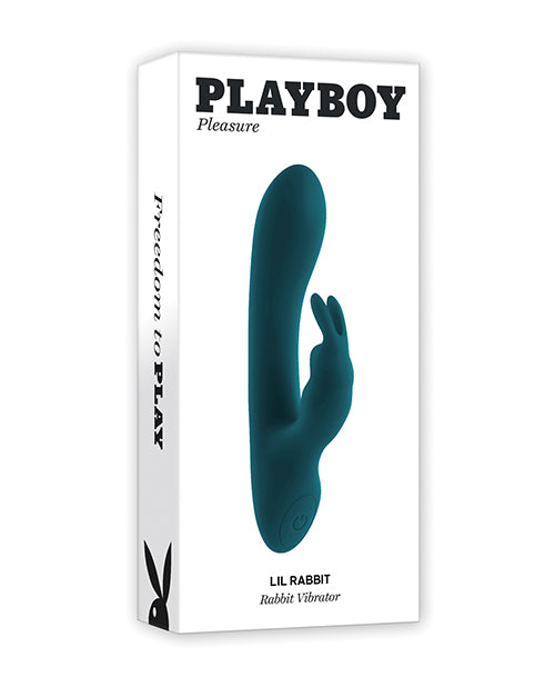 Playboy Vibrator Compact Velvet-Smooth Silicone Curved Shaft for Enhanced G-Spot and Clitoral Stimulation