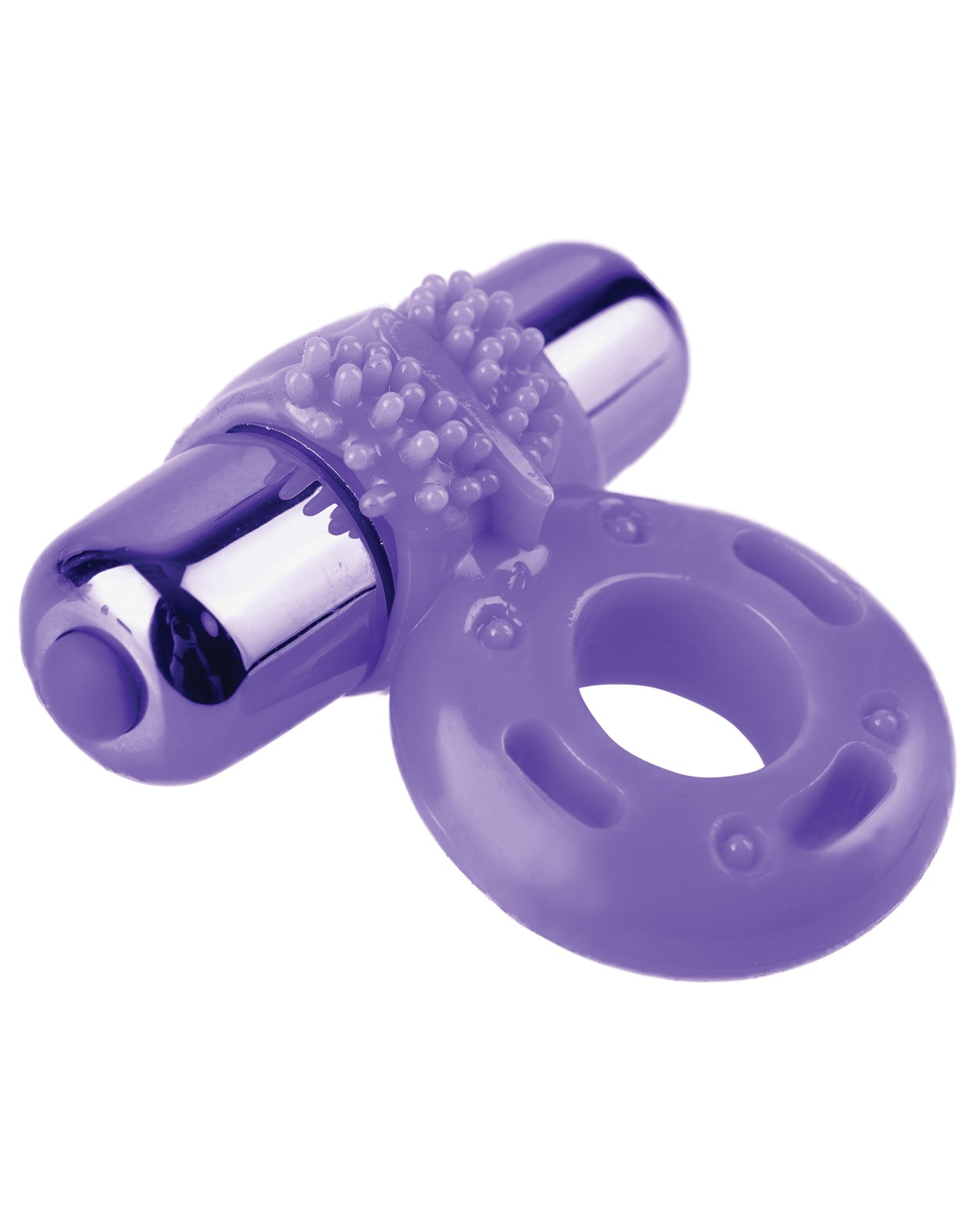 Neon Luv Touch Vibrating Couples Kit with Silicone Mini Rabbit - Purple