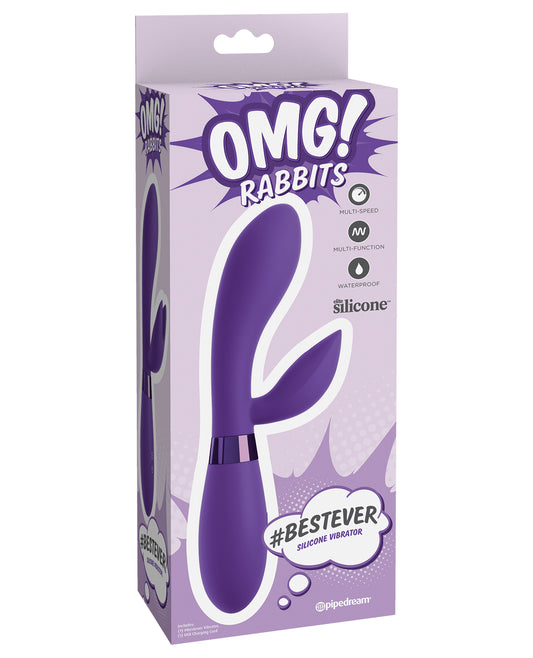 OMG! - Pipedream Rabbit Vibrator Dual Motor Flexible Silicone for Intense Internal and External Stimulation