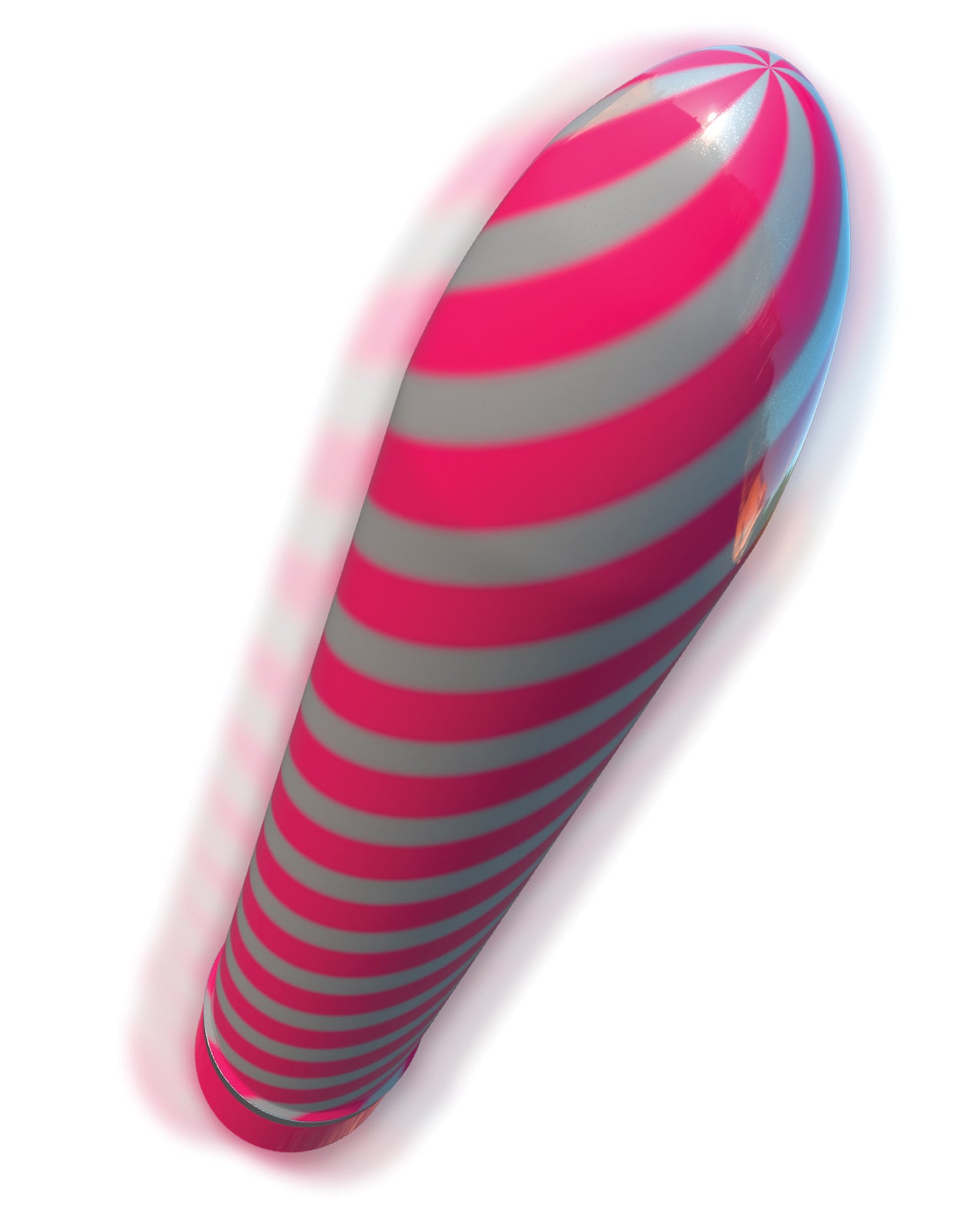 Classix Sweet Swirl Vibrator with Metallic Spiral Finish