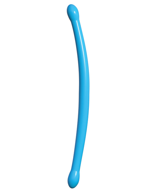 Classix 18" Bendable Blue Double Dong with Twin Phallic Heads