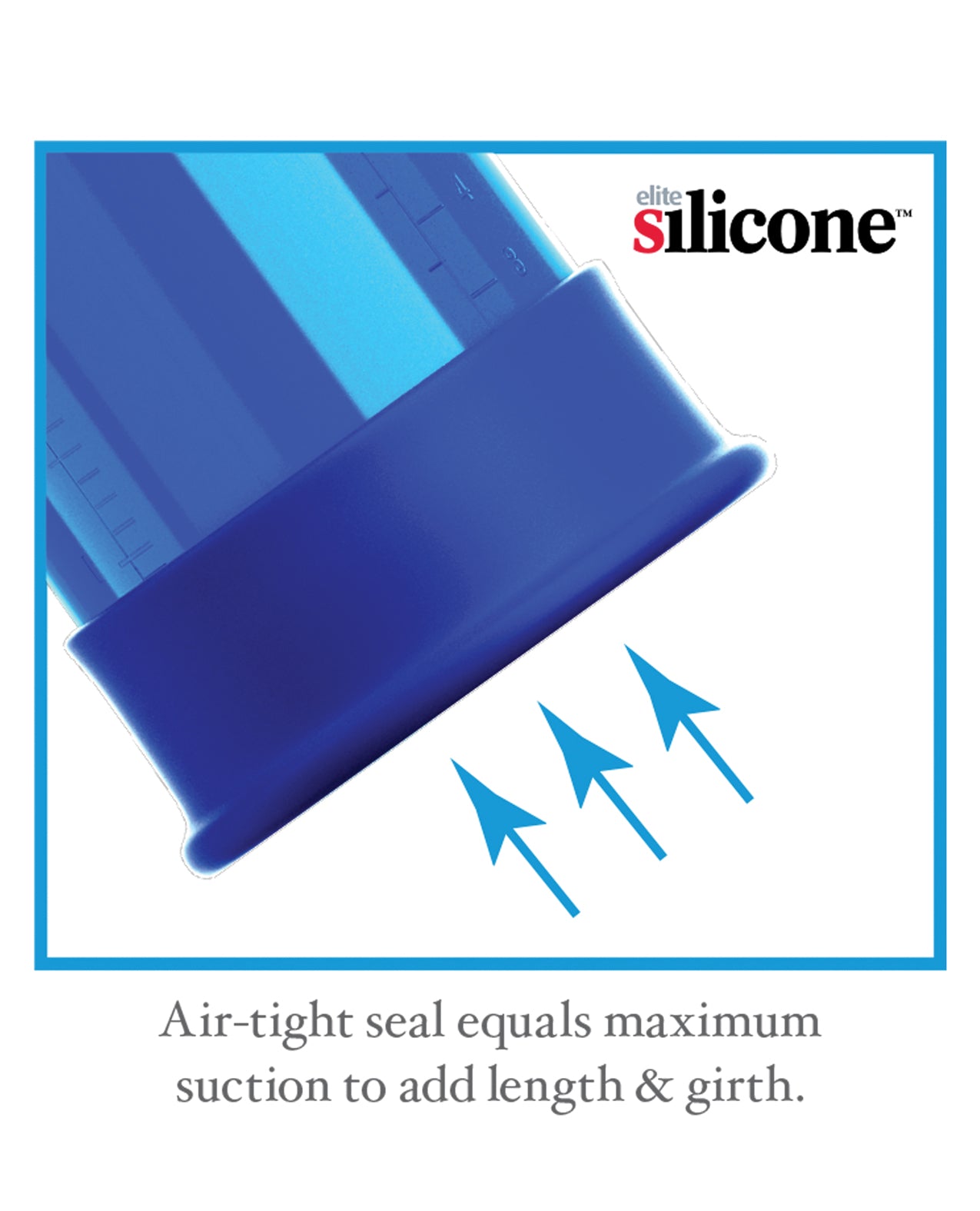 Classix Auto Vac Power Pump with Elite Silicone Donut - Blue