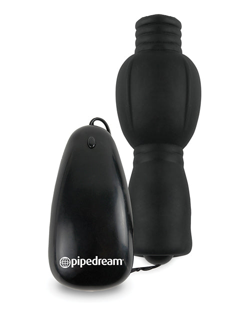 Vibrating Head Teazer Masturbator Sleeve – 7-Function Vibrator, Black