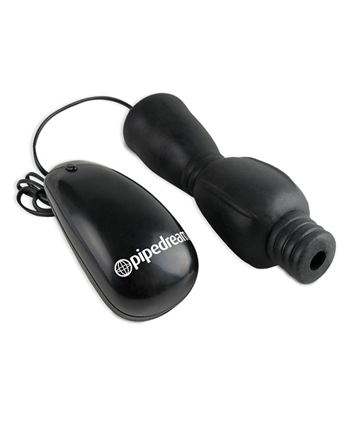 Vibrating Head Teazer Masturbator Sleeve – 7-Function Vibrator, Black