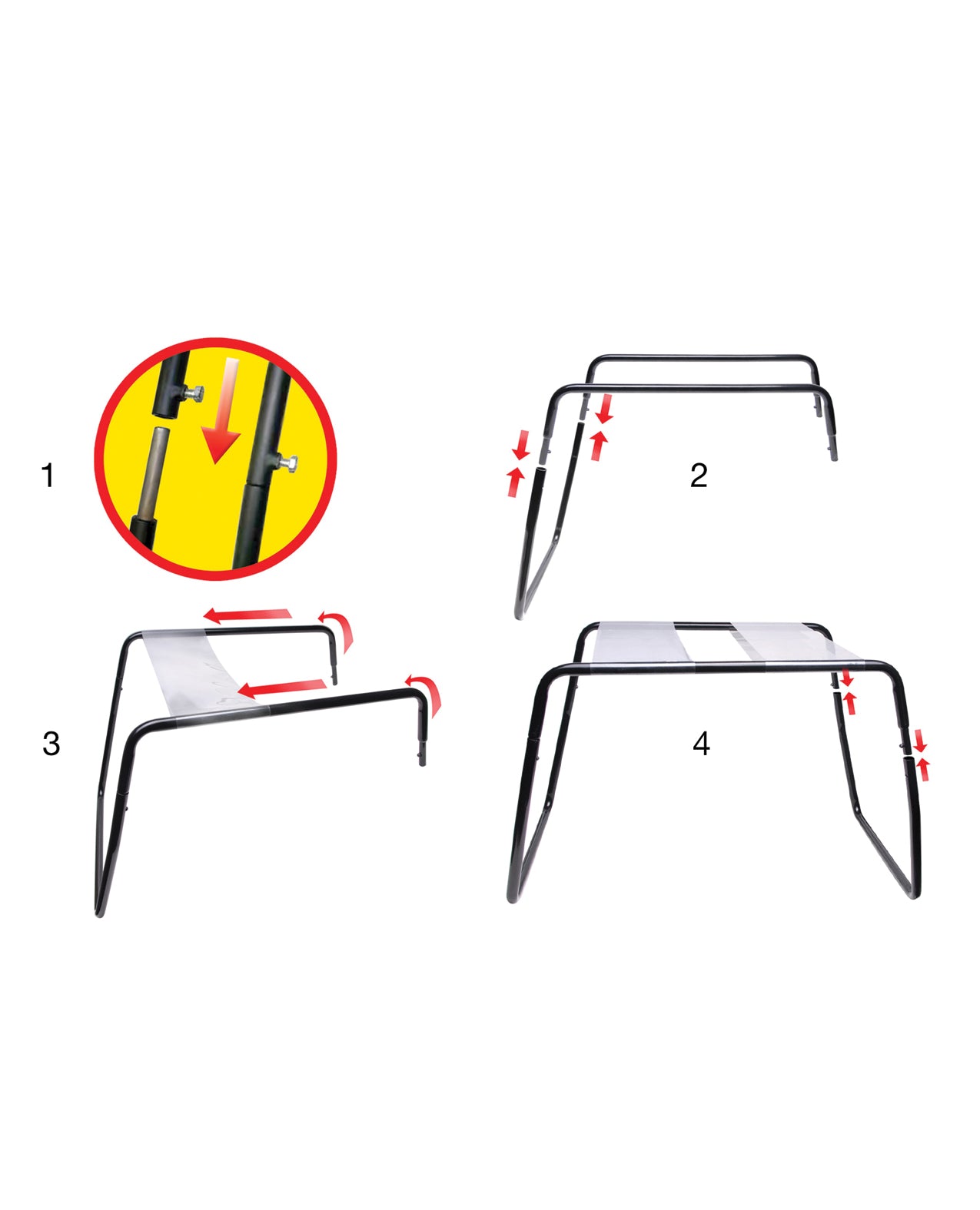 Fetish Fantasy Series Position Stool with Flexible TPU Seat