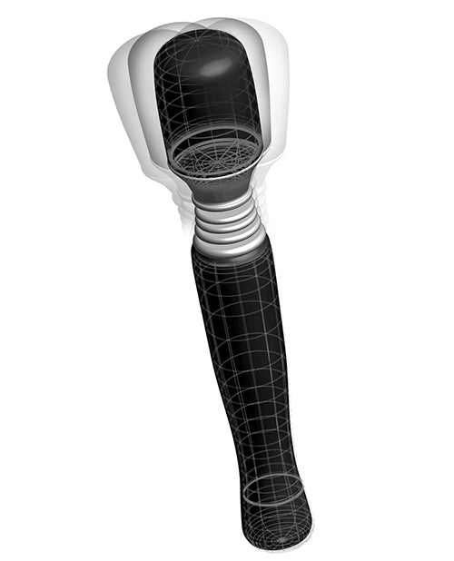 Maxi Wanachi Waterproof Massager Black with Flexible Head