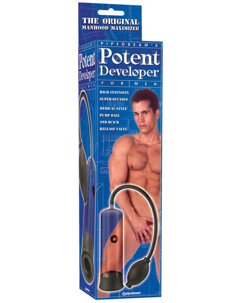 Pipedream Products Penis Enhancement Pump Medical-Style Pump Ball Transparent Cylinder for Sexual Performance