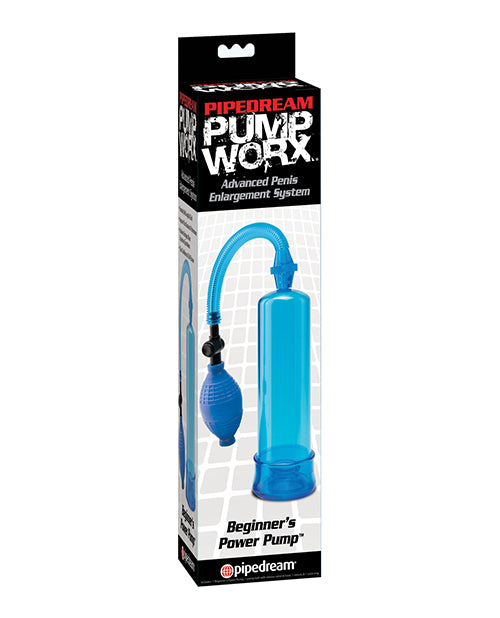 Pump Worx Penis Enhancement Beginner Power Pump with Clear Cylinder and Medical-Style Hand Pump for Confident Performance