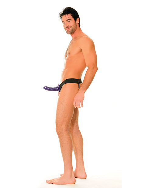 Fetish Fantasy Series Him or Her Hollow Strap-On Purple for Couples and Support