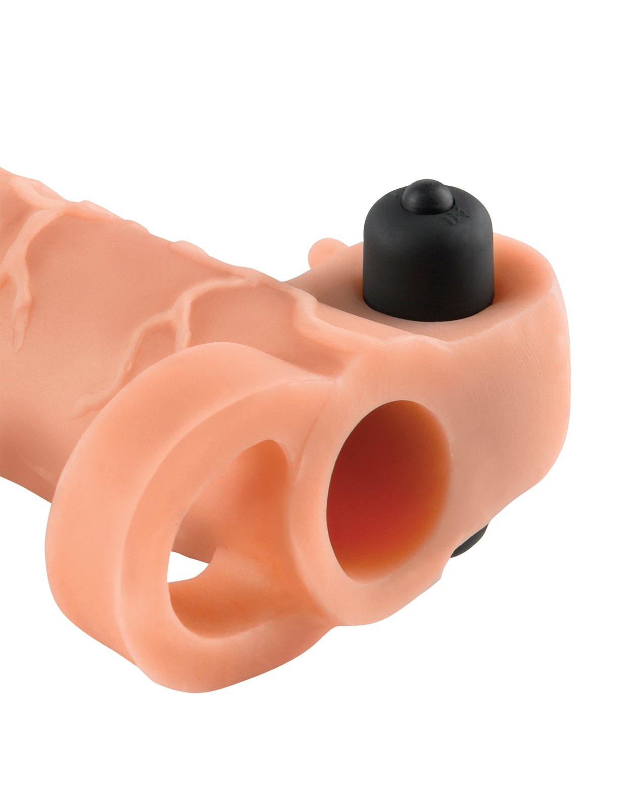 Fantasy X-tensions Vibrating Real Feel Penis Extension with 2-Inch Boost