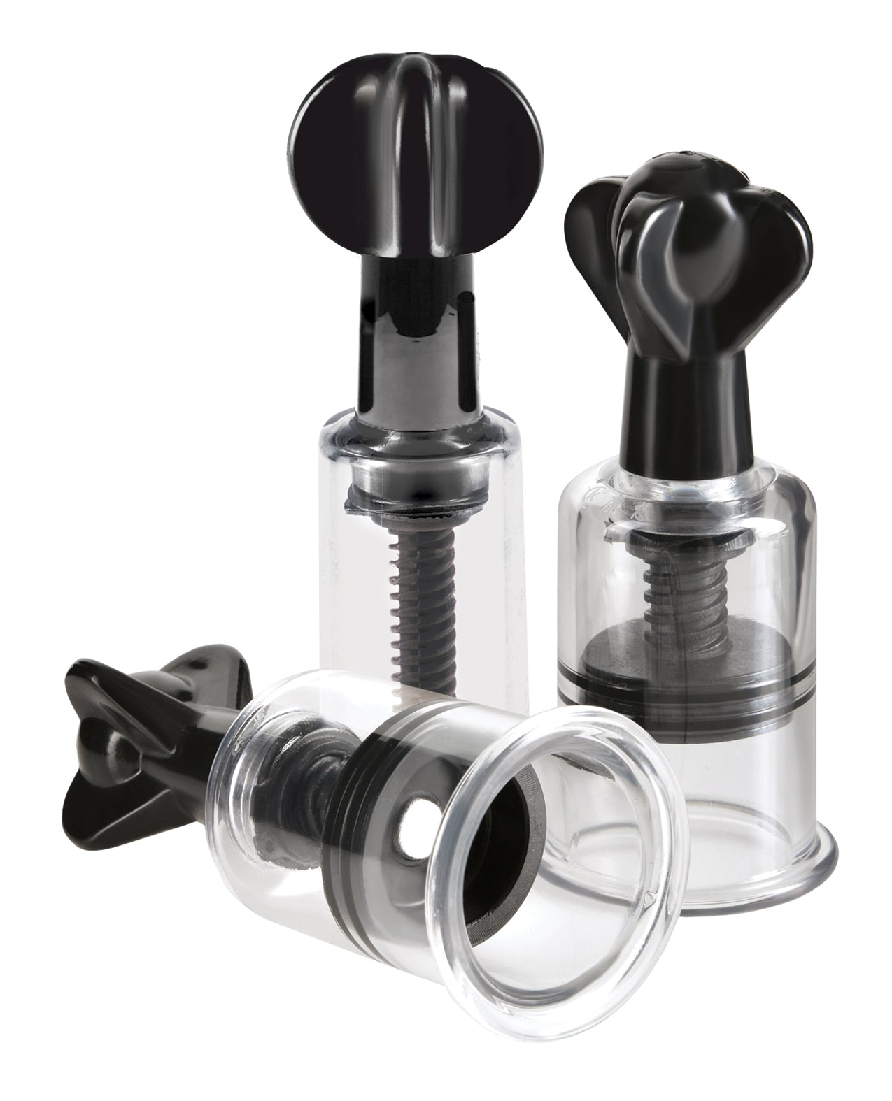 Super Sucker Trio Stimulators with Twist Dial Suction and Ergonomic Cylinders