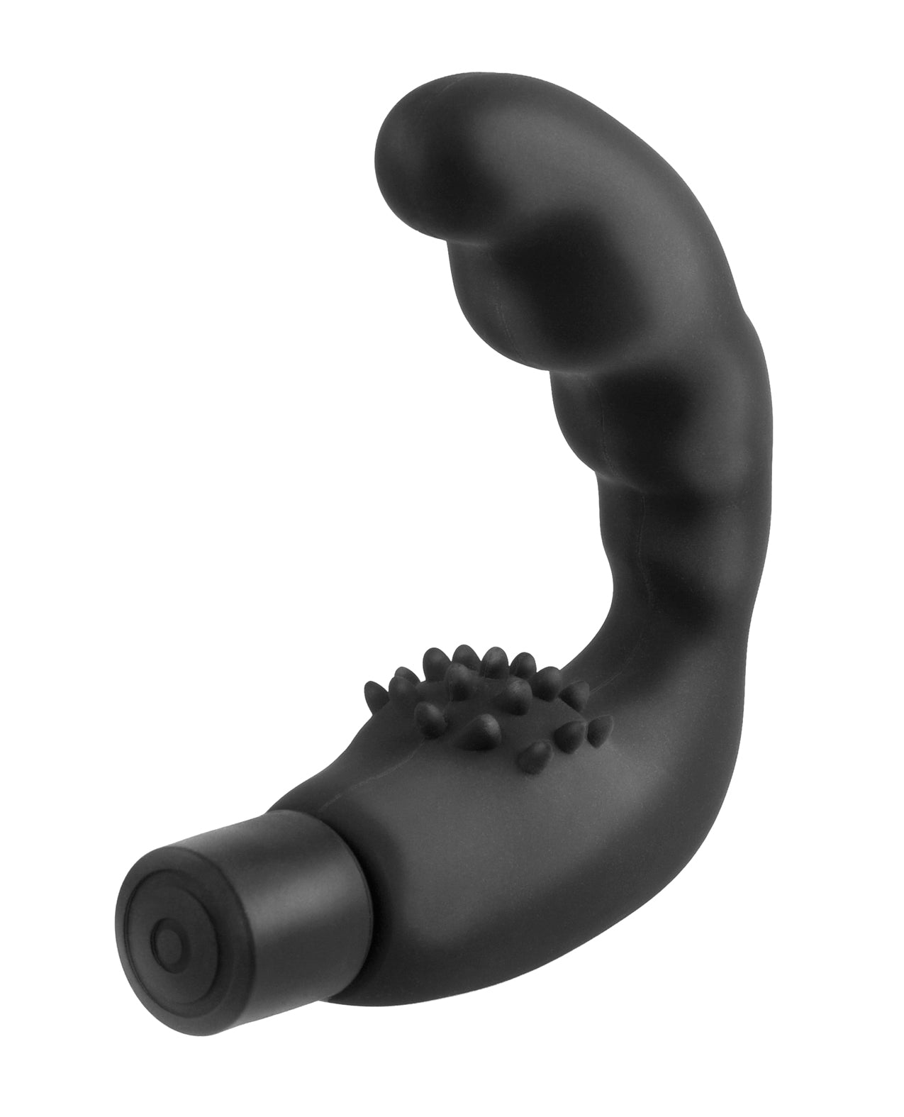 Anal Fantasy Collection Vibrating Reach Around – Black Curved P-Spot Anal Stimulator
