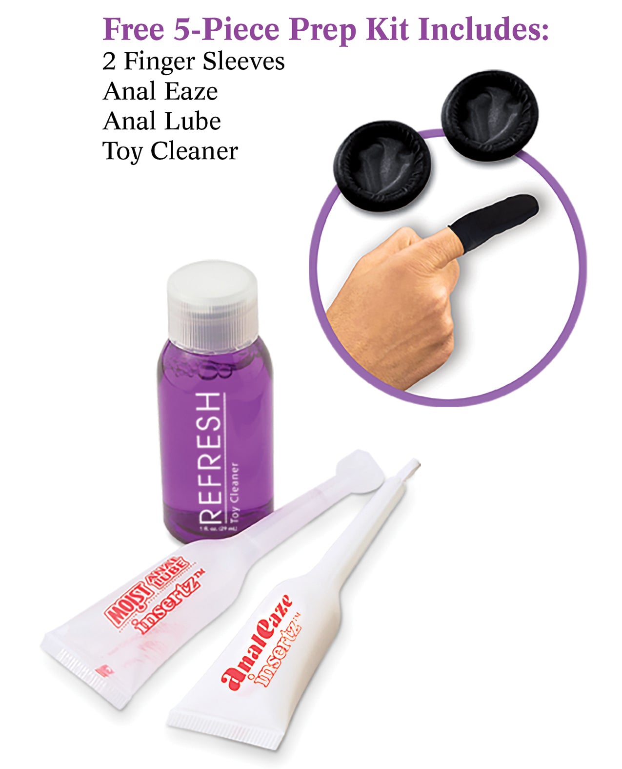 Anal Fantasy Collection Vibrating Reach Around – Black Curved P-Spot Anal Stimulator