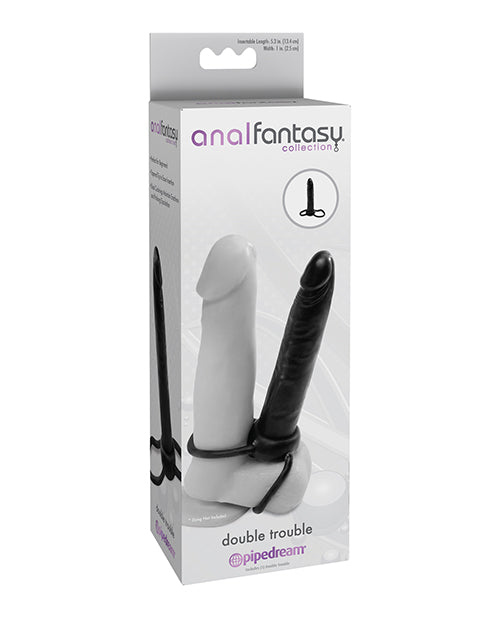 Anal Fantasy Collection Anal Strap-On Seamless Shaft Dual Rings for Intense Anal Stimulation