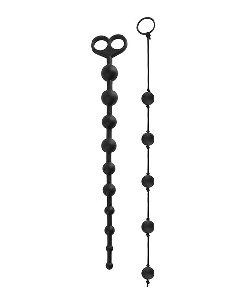 Beginner's Fantasy Anal Kit with Beaded Probe and Prostate Stimulator