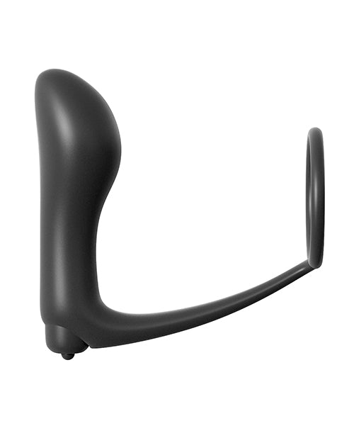 Vibrating Anal Plug with Cockring and Prostate Stimulation