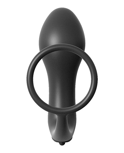 Vibrating Anal Plug with Cockring and Prostate Stimulation