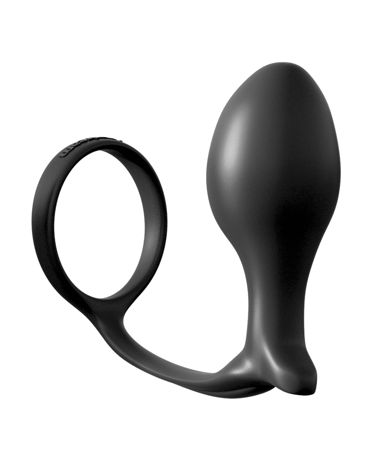 Silicone Anal Plug with Cock Ring for Enhanced Prostate Stimulation
