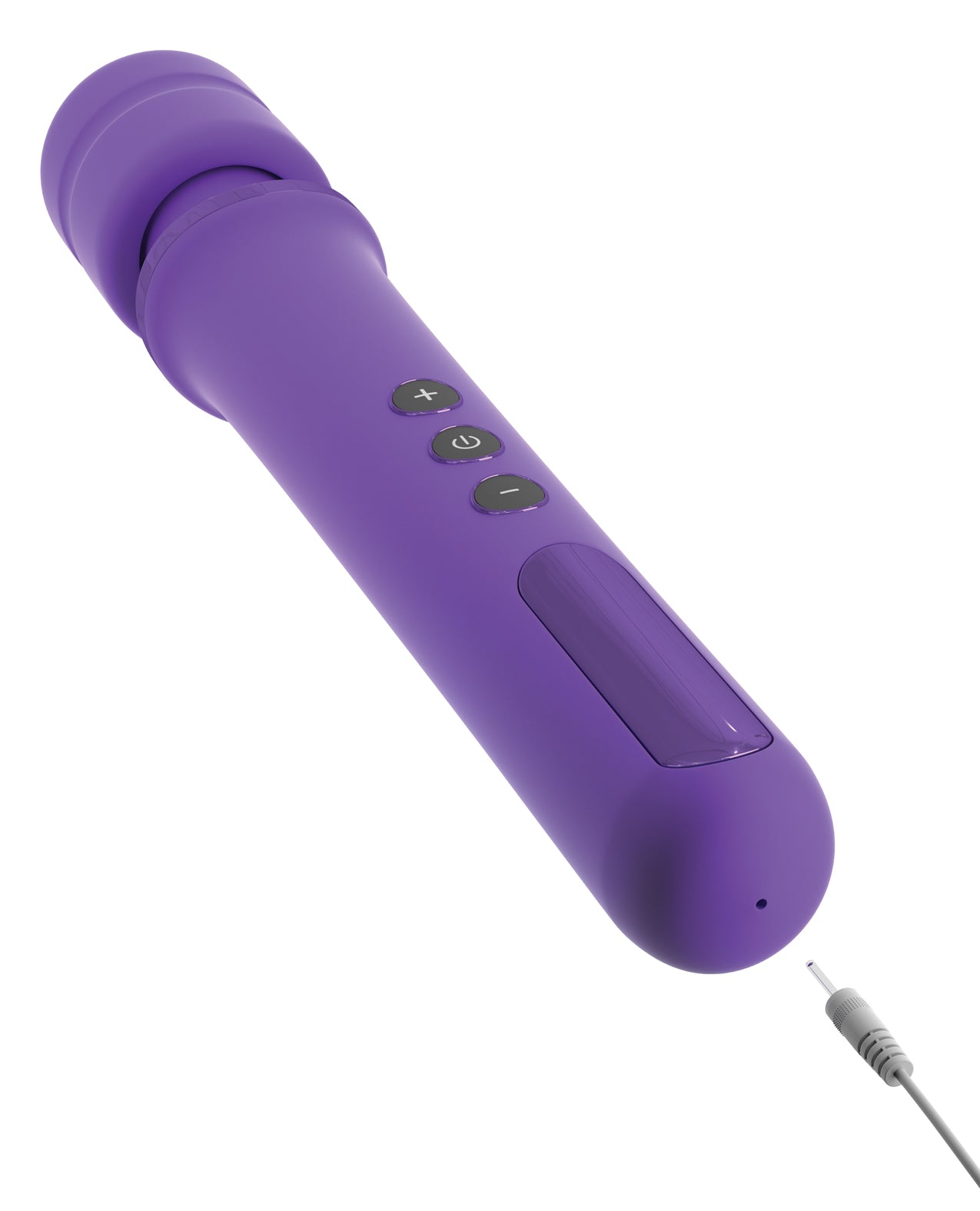 Rechargeable Power Wand with Flexible Neck – Purple Massage Device