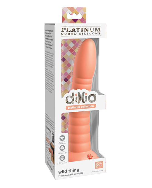 Dillio Silicone Dildo Platinum-Cured Suction Cup Flexible Design for Versatile Pleasure and Harness Use
