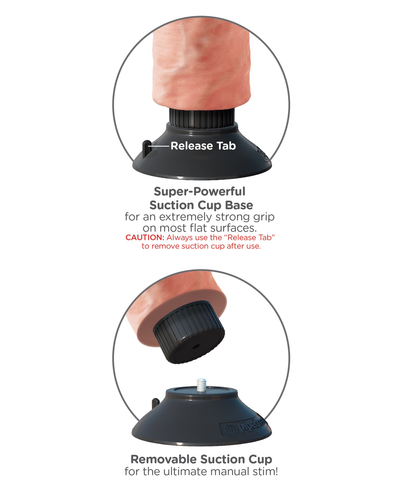 Realistic Vibrating Dildo with Multi-Speed Vibration & Suction Base