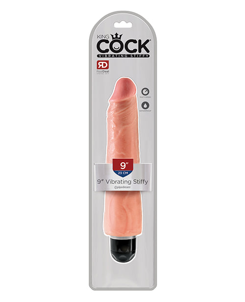 King Cock Vibrator Realistic 9-Inch Multispeed Waterproof Design for Intimate Pleasure