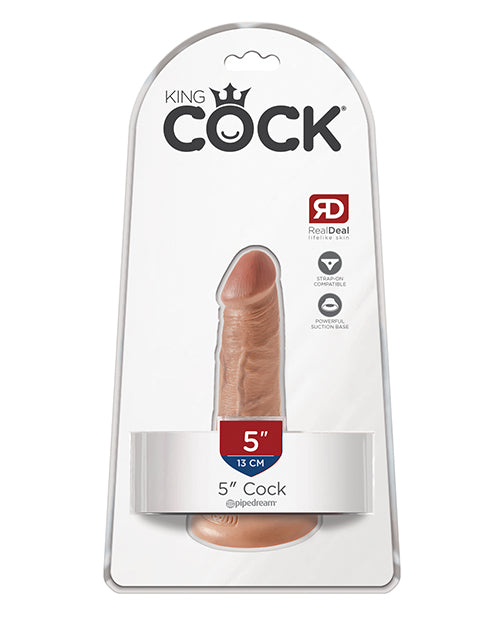 King Cock Dildo Realistic Veined Shaft Suction Cup for Lifelike Pleasure