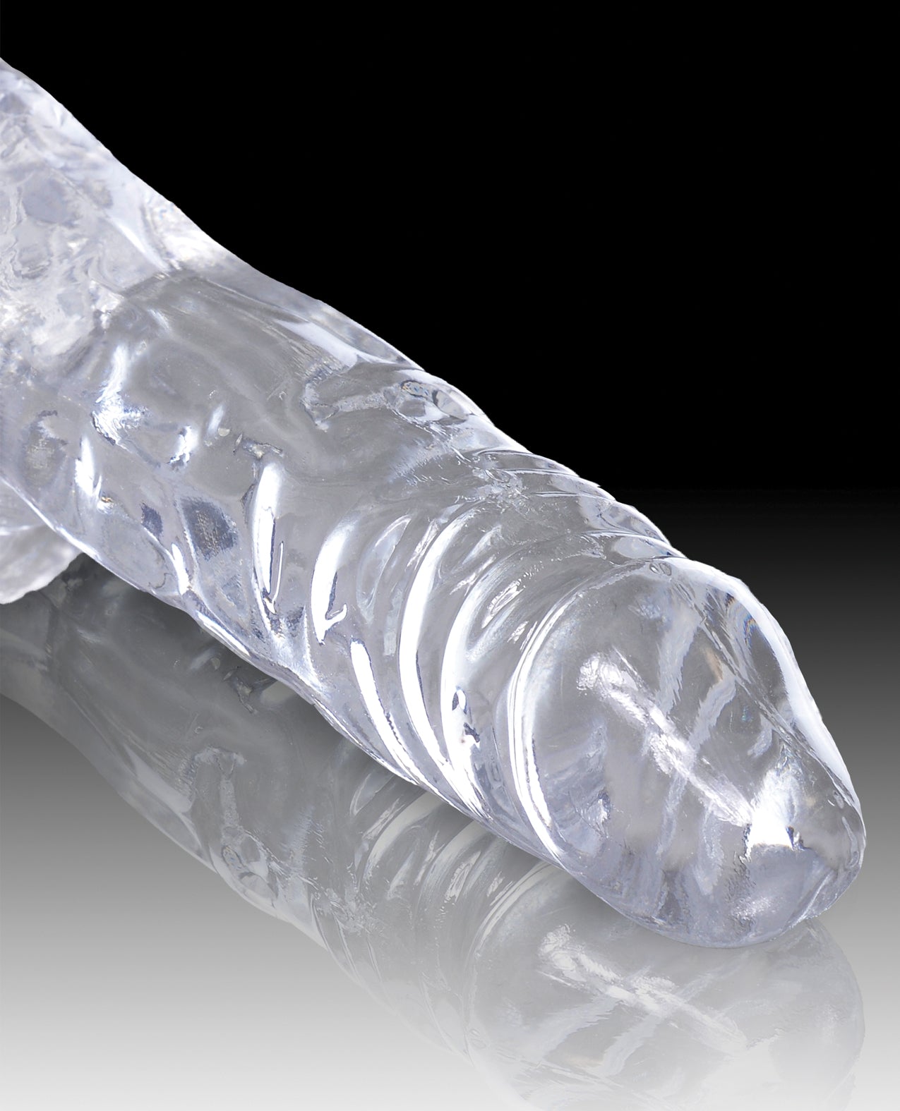 Crystal Clear Realistic Dildo with Suction Cup – 4 Inch