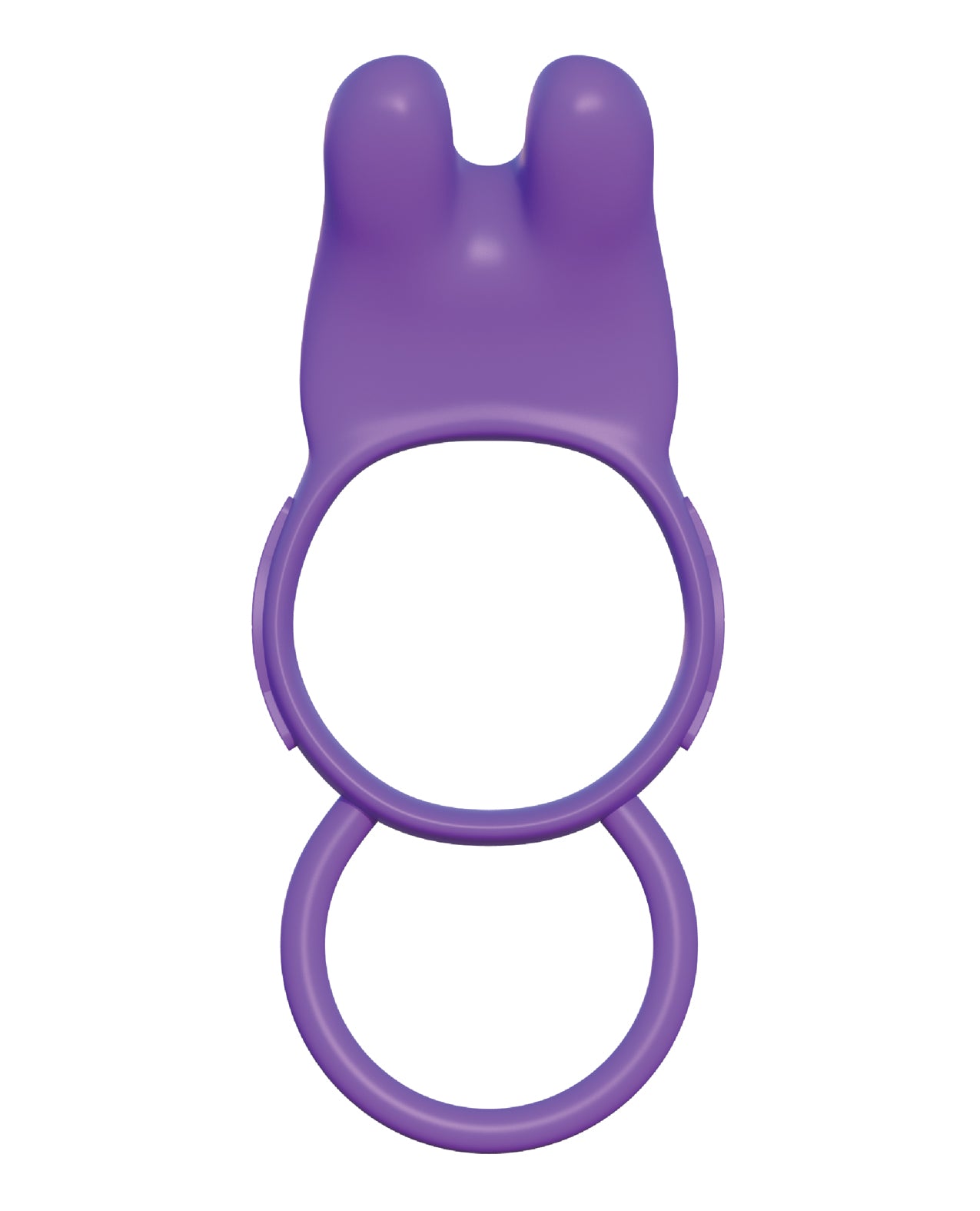 Twin Teazer Rabbit Ring with Dual Vibrating Bullets and Silicone Support