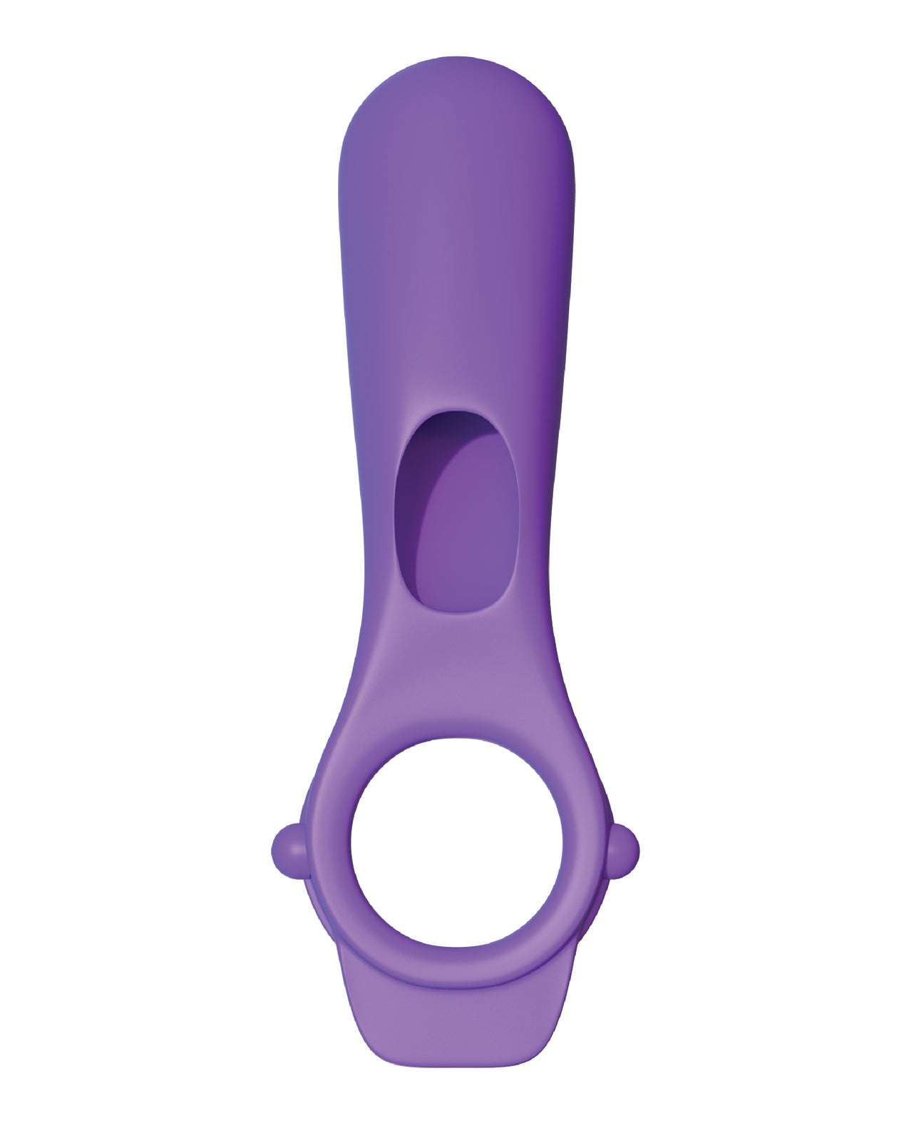 Purple Ride N' Glide Couples Ring with Powerful Vibration
