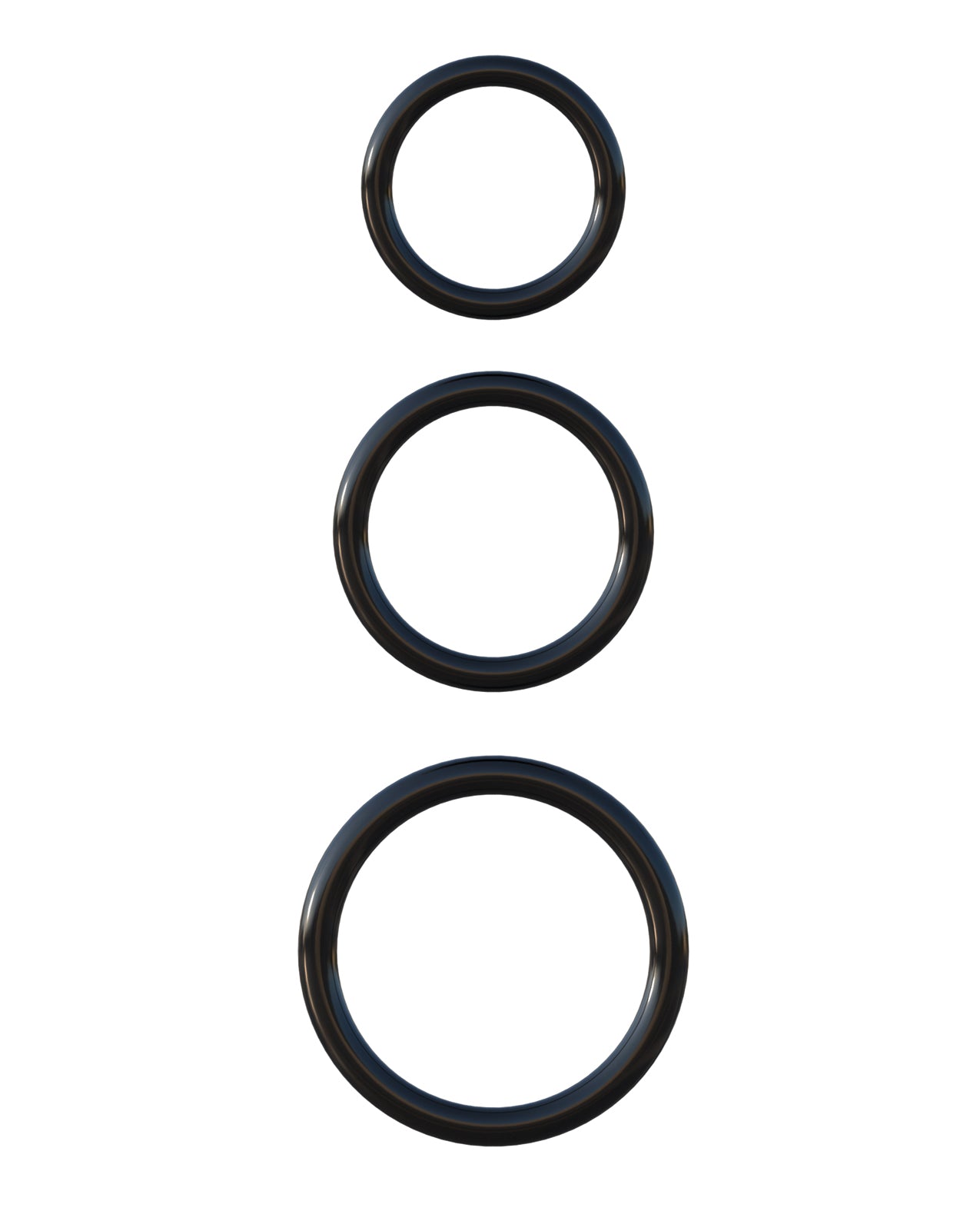 Silicone 3-Ring Stamina Set for Customizable Penis Enhancement