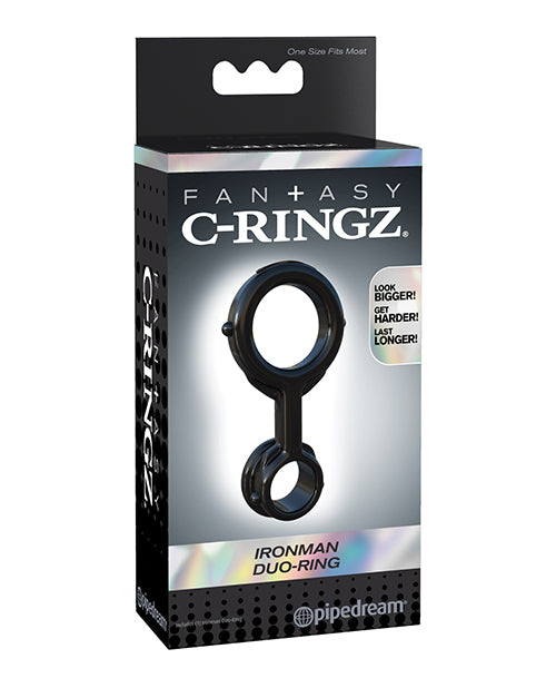 Fantasy C-Ringz Penis Enhancement Ring Dual Support Stretchy TPR for Lasting Performance
