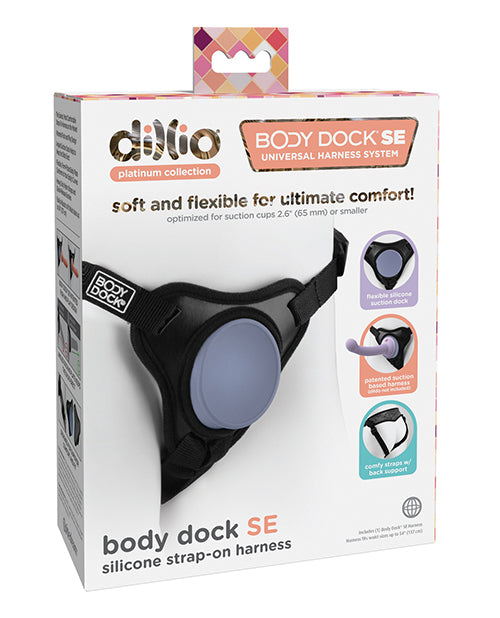 Dillio Strap On Harness Universal Docking Plate Adjustable Silicone for Comfortable Intimate Play