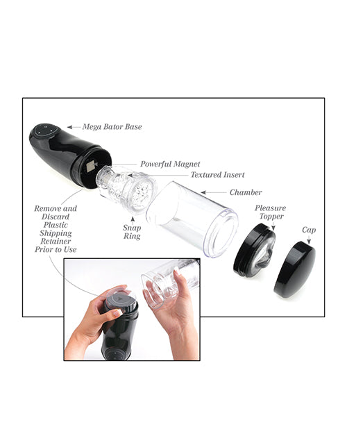 PDX Extreme Mega Bator Rechargeable Stroker with Dual-Motion Technology
