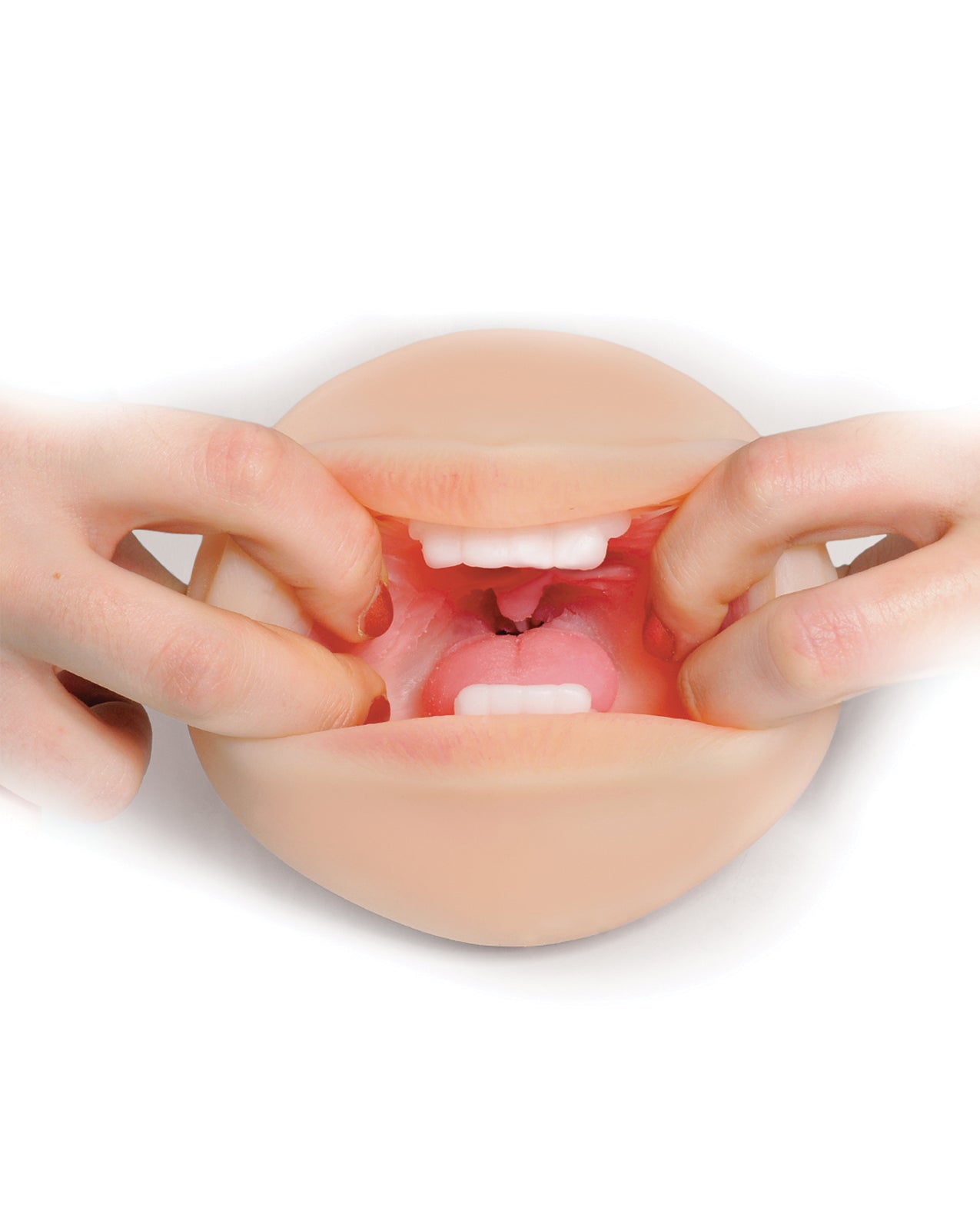 Deep Throat Cocksucker Mega Stroker Masturbator with Lifelike Fanta Flesh