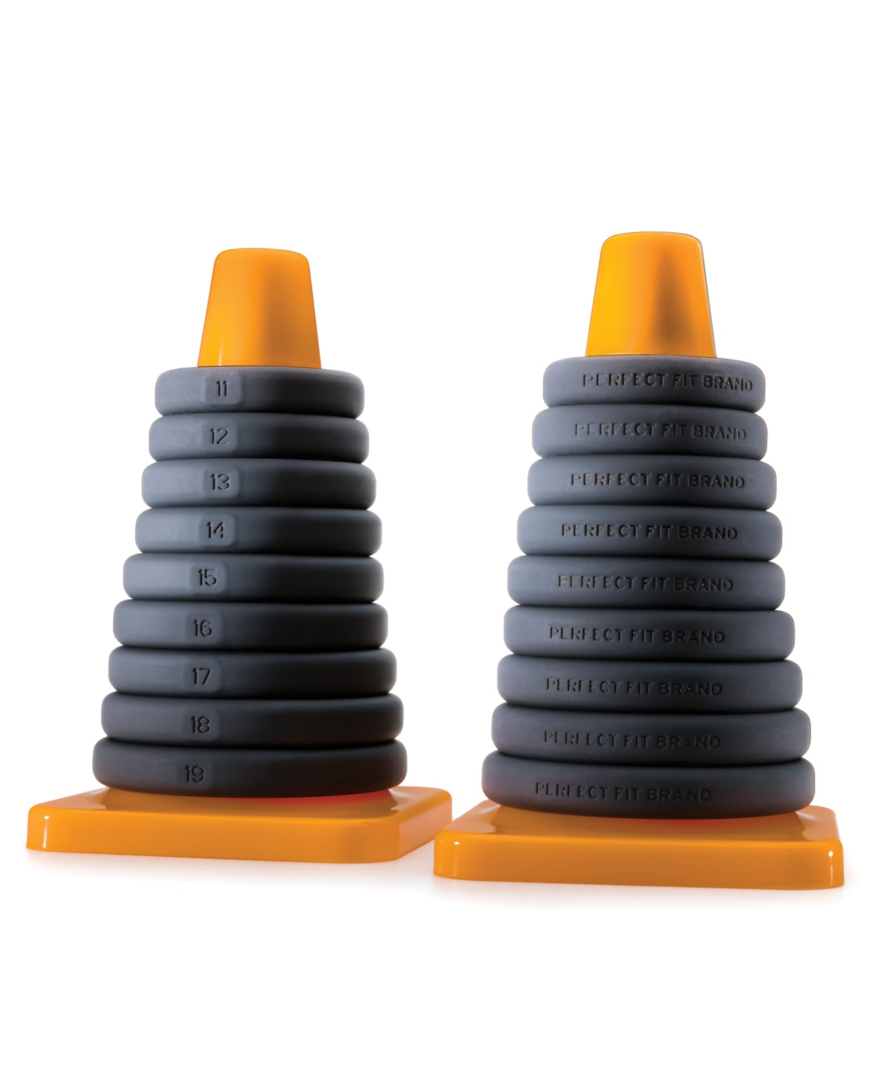 Perfect Fit Play Zone Ring Toss Kit with 14-Size Custom Silicone Cock Rings
