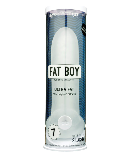 Perfect Fit Penis Enhancement Sheath Silaskin Ultra Fat Design with Scrotum Loop for Added Girth