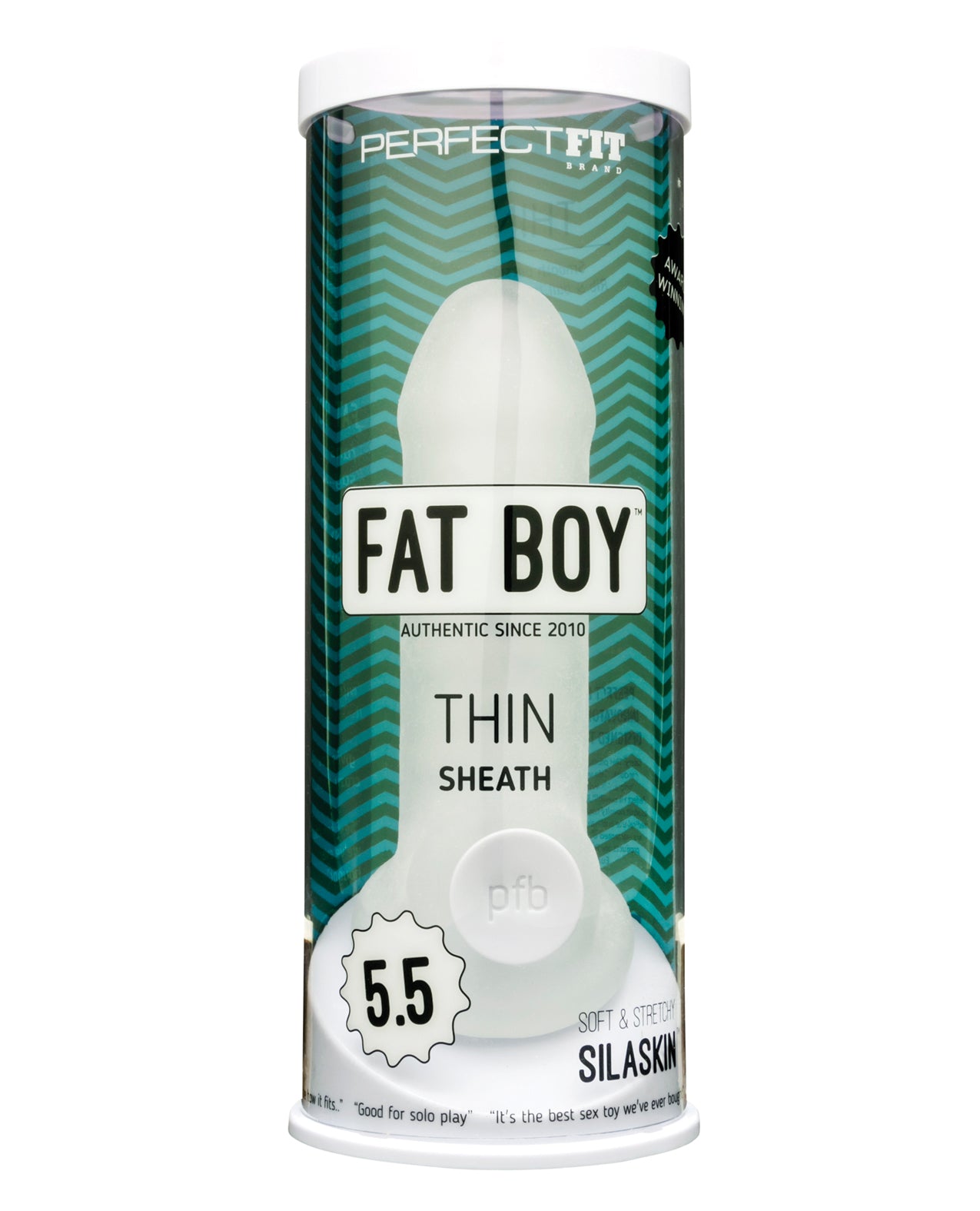 Perfect Fit Penis Enhancement Sheath Soft SilaSkin Closed Tip for Girth Enhancement and Comfortable Intimacy