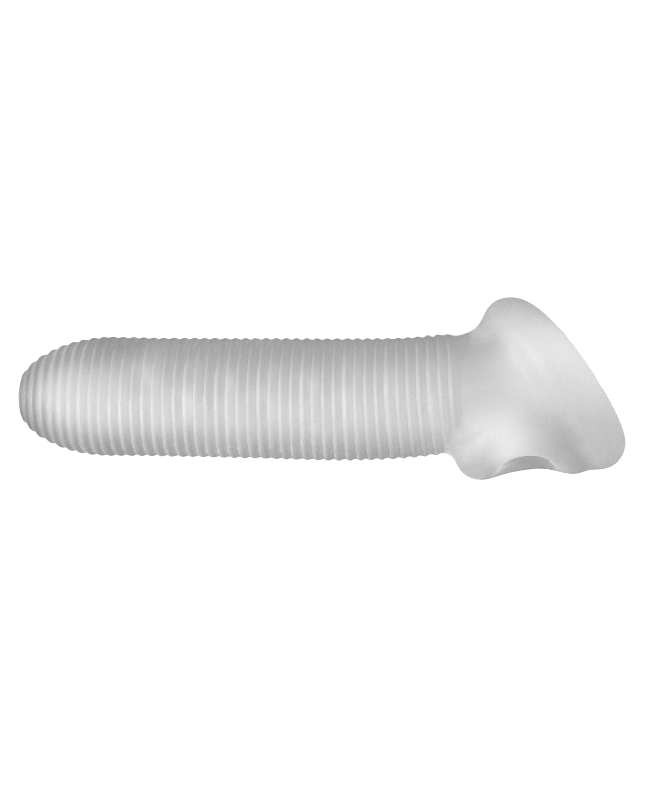 Perfect Fit Fat Boy Micro Ribbed Sheath 6.5" Clear Penis Enhancement Sleeve