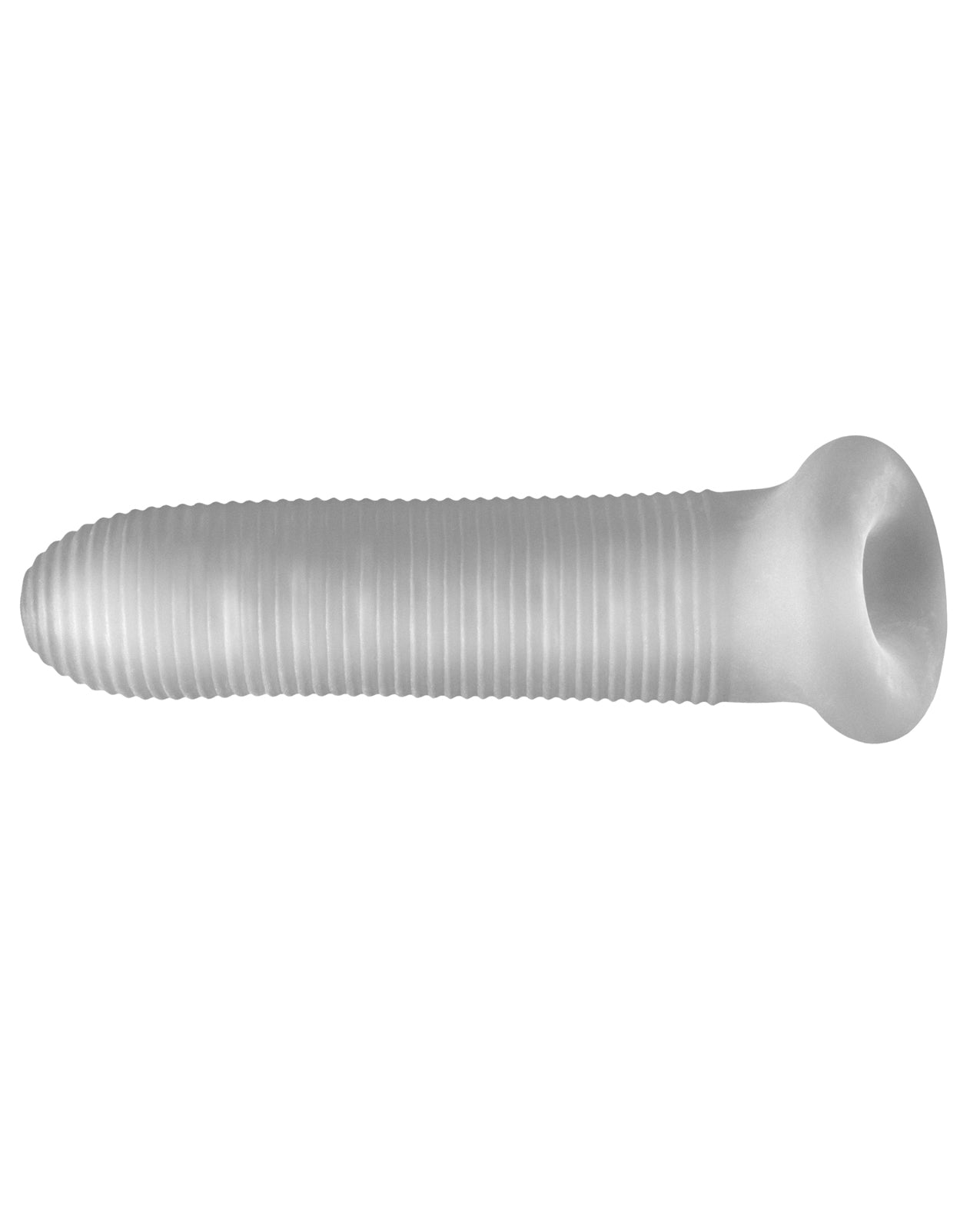 Perfect Fit Fat Boy Micro Ribbed Sheath 6.5" Clear Penis Enhancement Sleeve