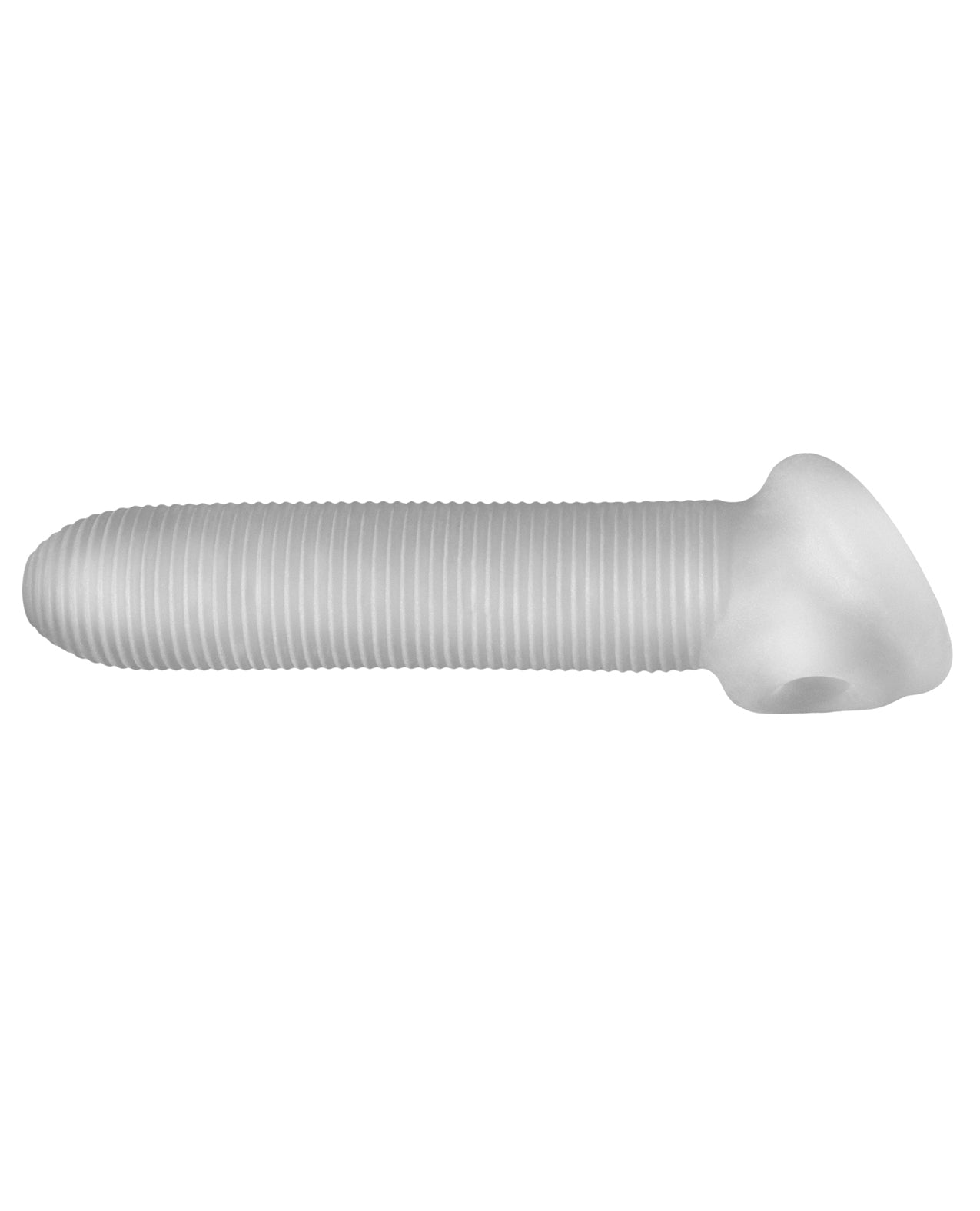Fat Boy Micro Ribbed Sheath 7.5" – Girth-Enhancing Clear Penis Sleeve