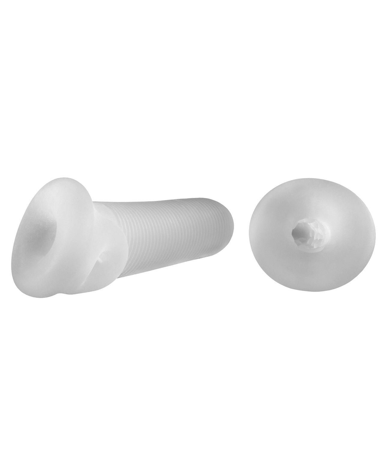 Fat Boy Micro Ribbed Sheath 7.5" – Girth-Enhancing Clear Penis Sleeve