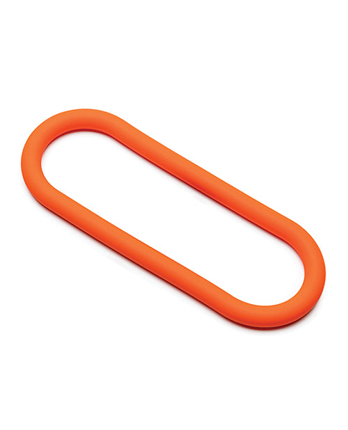 Perfect Fit Penis Enhancement Silicone Hefty Wrap Ring in Orange for Custom Support and Lasting Comfort