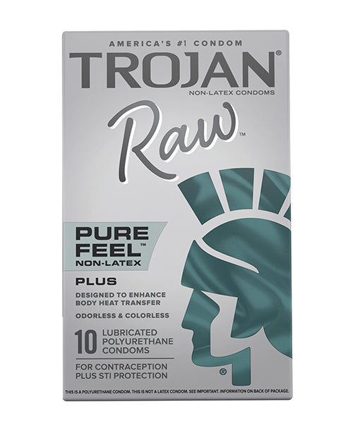 Trojan Non-Latex Condom Ultra-Thin Pure Feel Technology for Sensitive Skin and Enhanced Intimacy