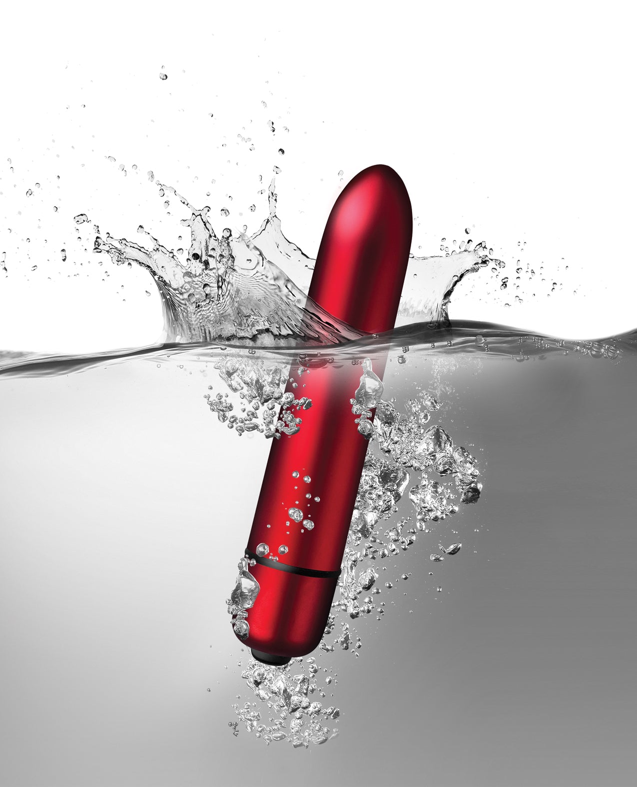 Scarlet Velvet Bullet Stimulator with 10 Functions by Rocks Off